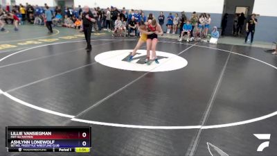 138 lbs Rr1 - Ashlynn Lonewolf, Bethel Freestyle Wrestling Club vs Lillie VanSiegman, Mat-Su Matmen