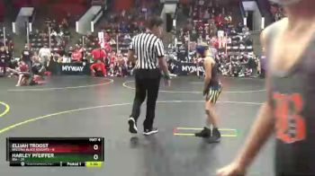 72 lbs Round 3 (4 Team) - Harley Pfeiffer, Ida vs Elijah Troost, Belding Black Knights