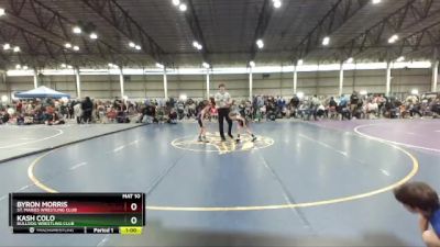 58A Quarterfinal - Kash Colo, BULLDOG WRESTLING CLUB vs Byron Morris, St. Maries Wrestling Club