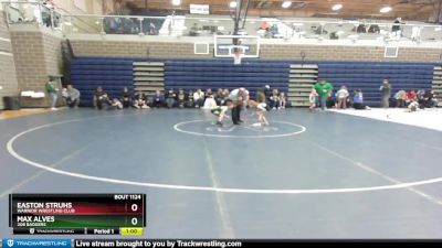 50 lbs Cons. Round 3 - Max Alves, 208 Badgers vs Easton Struhs, Warrior Wrestling Club