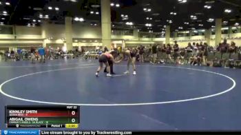 132 lbs Round 2 (10 Team) - Kinnley Smith, Queen Bees vs Abigail Owens, Charlie`s Angels- GA Black