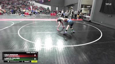 150 lbs Cons. Round 3 - Cole Swiggum, North Crawford-Seneca vs Landyn Walmer, Ithaca/Weston