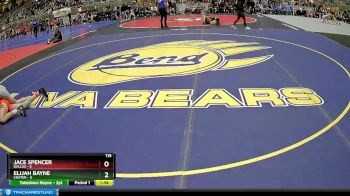 115 lbs Quarterfinals (8 Team) - Jace Spencer, Dallas vs Elijah Bayne, Crater