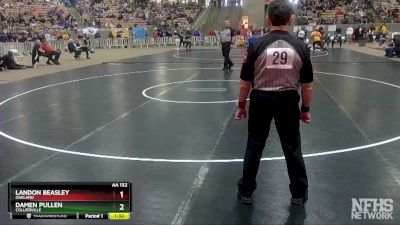 AA 132 lbs Semifinal - Damen Pullen, Collierville vs Landon Beasley, Oakland