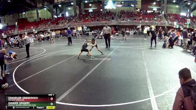 65 lbs Cons. Round 4 - Zander Gingery, Lincoln Squires Wrestling Club vs Chandler Oreskovich, The Best Wrestler