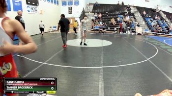 113 lbs Quarterfinal - Zane Garcia, Modern Warriors Wrestling Club vs Tanner Broderick, Summerville