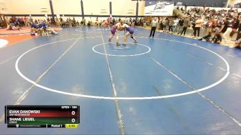 184 lbs Quarterfinal - Evan Danowski, UW-Whitewater vs Shane Liegel, Loras