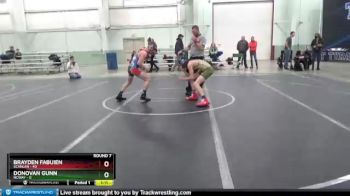 120 lbs Round 7 (8 Team) - Brayden Fabuien, Scanlan vs Donovan Gunn, NCWAY