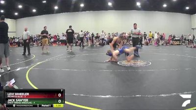 125 lbs Round 1 (4 Team) - Jack Sawyer, Great Bridge Wrestlng vs Levi Wheeler, Palmetto Blue