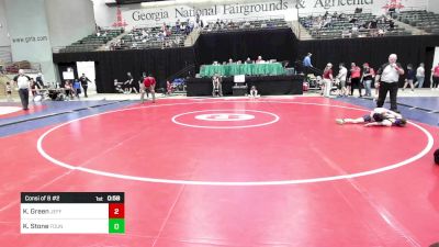 73 lbs Consi Of 8 #2 - Kian Green, Jefferson Wrestling Club vs Kason Stone, Foundation Wrestling