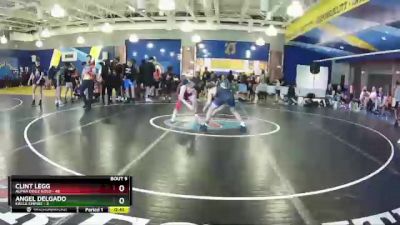 126 lbs Quarters & Wb (16 Team) - Clint Legg, Alpha Dogz Gold vs Angel Delgado, Eagle Empire