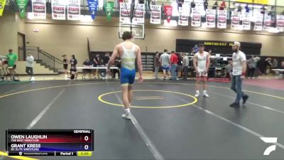 160 lbs Semifinal - Owen Laughlin, The Best Wrestler vs Grant Kress, DC Elite Wrestling