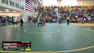 215 lbs Cons. Round 5 - Romeo Magueyal, GLENOAK vs De`Angelo Spear, CANTON SOUTH