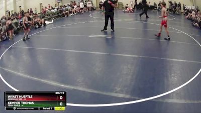 80 lbs Semis & 1st Wrestleback (8 Team) - Kemper Thomas, Team Rogue vs Wyatt Hueftle, Nebraska Red