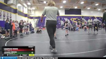 45 lbs Round 1 (6 Team) - Chapman Henke, Team Bear vs LeAnna Drook, Gaston Grizzles