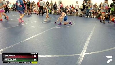 115 lbs Round 4 (8 Team) - Luke Young, Steller Trained vs Shai Sabag, U2 Upstate Uprising Blue