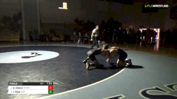 120 lbs Final - Domenico DiGena, Mendham vs Tyler Pepe, St. John Vianney