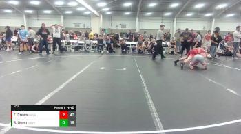 120 lbs Round 7 (10 Team) - Elliott Crews, Machine Shed vs Ben Owen, Hanover Hawkeye