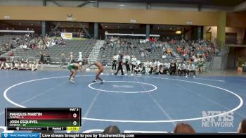 106 lbs Quarterfinals (8 Team) - Marquis Martin, Clinton vs Josh Esquivel, Catoosa