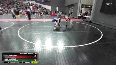 140 lbs Cons. Round 2 - Collin Hamm, Wrestling Factory vs Bill Jardine, Mondovi-Eleva-Strum