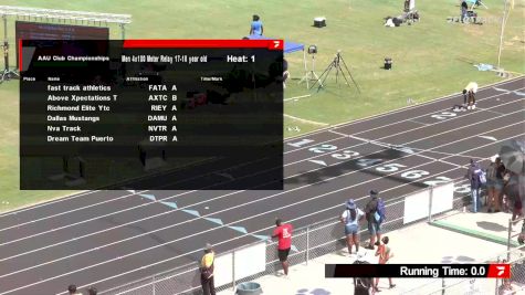 Youth Boys' 4x100m Relay, Semi-Finals 1 - Age 17-18