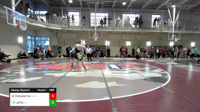 285 lbs Champ. Round 2 - Preston Jeffs, Lakeland High School vs Dominic Echeverria, Hermiston