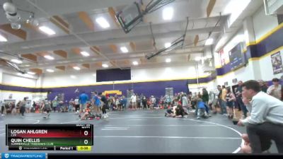 66 lbs Cons. Round 2 - Logan Ahlgren, C2X vs Quin Chellis, Summerville Takedown Club