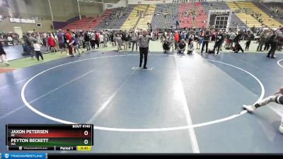 98 lbs Quarterfinal - Peyton Beckett, WA vs Jaxon Petersen, NE