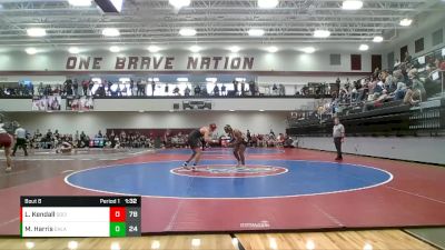 175 lbs Round 1 (16 Team) - Marquez Harris, East Laurens vs Levi Kendall, Social Circle