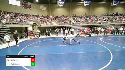 132 lbs Cons. Round 2 - Holden Putnam, Montrose Elite vs Wyatt Harris, Delta Wrestling Club