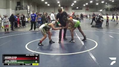 130 lbs Cons. Round 2 - Jayden Dyer, Comstock Park WC vs John Owens, Peer Pressure Elite Wrestling