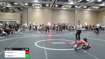 65 lbs Consi Of 8 #2 - Matthew Moreno, Hawkeye WC vs Marcelo Saldate, Gold Rush Wr Acd