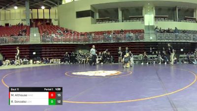 130 lbs Round 4 (6 Team) - Rosa Gonzalez, Lexington Girls vs Megan Althouse, Minden Girls