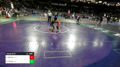 45 lbs Round Of 32 - Issac Harris, Marlton vs Alexander Chua, New Milford