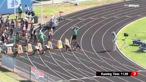 Youth Girls' 100m, Prelims 3 - Age 10