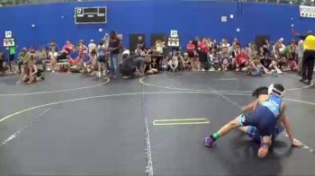78 lbs Semis & 1st Wrestleback (8 Team) - Sebastian Gracia, Indiana Outlaws vs Christian Corcoran, American Gladiators-Blue