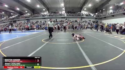 45 lbs Champ. Round 2 - Ryan Catalano, Centralia Wrestling Club-AAA vs Boston Kinder, Nixa Youth Wrestling-AAA 