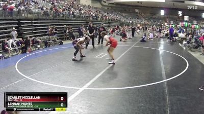 120 lbs Round 2 (4 Team) - Lennah Monts, Kansas Lavender Gecko vs Scarlet McClellan, Team USA