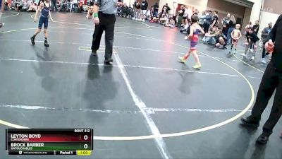 52 lbs Quarterfinal - Brock Barber, Untouchables vs Leyton Boyd, Contenders