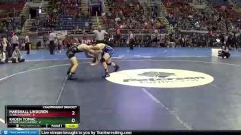 145 lbs Semis & Wb - Kaden Tomac, #2 New Salem-Almont vs Marshall Lindgren, #3 South Border