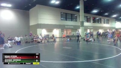 220 lbs Round 1 (6 Team) - Dominic Demeno, Brawlers Elite vs Noah Hyson, Nebraska Hangin` 10`s