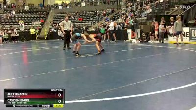 95 lbs Quarterfinal - Jett Kramer, Moyer Elite vs Cayden Engel, The Best Wrestler