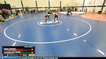 133 lbs Cons. Round 3 - Dominik Mallinder, UW-Whitewater vs Sean Conway, University Of Chicago