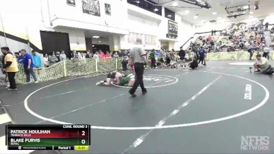 138 lbs Cons. Round 3 - Patrick Houlihan, Trabuco Hills vs Blake Purvis, Royal