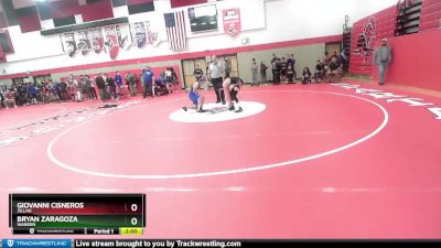 132 lbs Champ. Round 1 - Giovanni Cisneros, Zillah vs Bryan Zaragoza, Warden