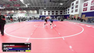 136 lbs Cons. Round 4 - River Todd, Vanguard vs Anayka Besco, Iowa