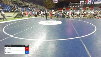 285 lbs Cons 8 #1 - Denarii Mickel, Iowa vs Bardon King, Alabama