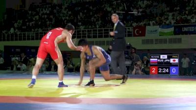 74kg Finals Denis Tsargush (RUS) vs. Soshuke Takatani (JPN)