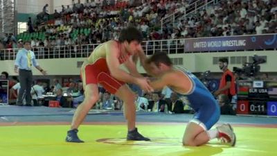 70kg Quarter-finals Nick Marable (USA) vs. Shabanau (BLR)