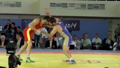 74kg Quarter-finals Denis Tsargush (RUS) vs. Rustam Dudaiev (UKR)